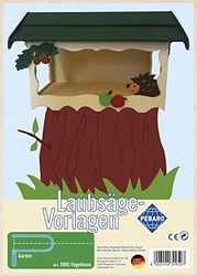 Pebaro 399S bladzaagsjabloon van multiplex motief vogelhuis I, hout, DIN A4