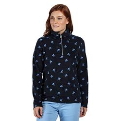 Regatta Leela' Half Zip Printed, Pile Uomo Donna, Marina Militare, Taglia 14