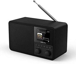 Philips Audio Radio Internet PR802/12 Dab+ Internet Radio (Bluetooth, Dab+, Temporizador, Alarma Dual, Conexión con Spotify), Color Negro