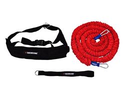 Throw Down Adulti Resistance Training Catapult Elastico Resistenza Band, Rosso, Taglia Unica