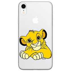 ERT GROUP mobiltelefonfodral för Iphone XR originalt och officiellt licensierat Disney mönster Simba & Friends 009 optimalt anpassad till formen på mobiltelefonen, gedeeltelijk transparant