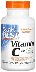 Doctor's Best - Vitamine C avec Quali C,1000 mg | Vitamine C avec Q-C | 1000mg - 120 vcaps