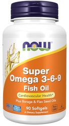 NOW Foods Super Omega 3-6-9, 1200mg - 90 softgels