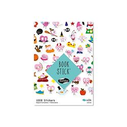 Maildor - Ref AE199C - Decorative Sticker Book (24 Pages) - Love Heart Activities Designs - A5 Sticker Sheets, 12 Designs (2 of Each), 1008 Stickers Included