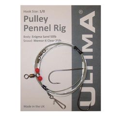 Ultima Pulley Pennel Rig - 2 haken - maat 4/0