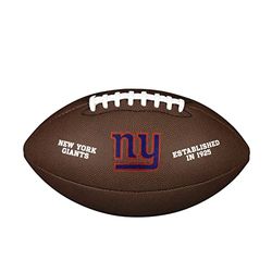 Wilson Palla da Football Americano NFL TEAM LOGO, Misura Ufficiale, Pelle Composita