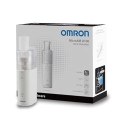 OMRON Aerosol Portatile MicroAIR U100 per Adulti e Bambini, Davvero Silenzioso e Usabile in Qualsiasi Posizione. Per un Trattamento Più Efficace e Veloce grazie alla Technologia Mesh.