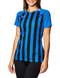 Nike W Nk Dry STRP Dvsn III JSY SS, Maglietta Donna, Blu Royal/Nero/Bianco, M