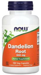 Now Foods – Dandelion Root 500mg | Herbal Support for Liver and Kidney Health – 100 Veg Capsules