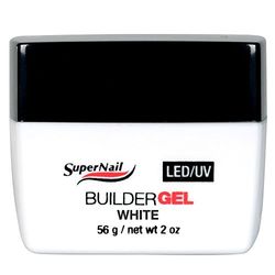 Supernail UV/LED Gel de construction, Blanc, 56 g