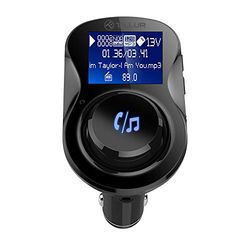 Transmissor FM Bluetooth para carro Tellur FMT-B3, cor preta