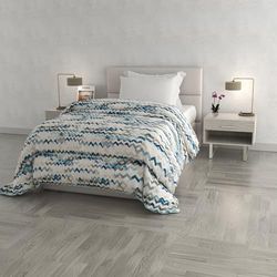 Italian Bed Linen Couette d’Hiver “Fashion”, Rembourrage en Polyester, Modern Sky, 220x260cm