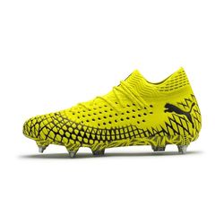 PUMA Future 4.2 Netfit Mxsg voetbalschoenen voor heren, Geel Geel Alert PUMA Zwart 03, 35.5 EU