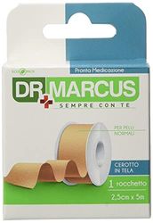 Dr Marcus Set 10 Rocchetto cm 2,5 Tessuto cerotto farmaceutica e medicazione, Multicolore, Unica