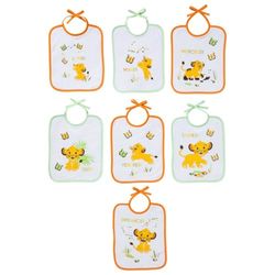 BabyCalin - Disney Lot de 7 bavoirs naissance, Multicolore, Taille Unique