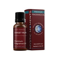 Mystic Moments | Sweet Rum Fragrance Oil - 10ml - Perfect for Soaps, Candles, Bath Bombs, Oil Burners, Diffusers and Skin & Hair Care Items