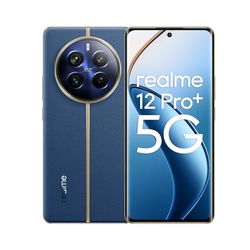 realme 12 Pro+ 5G Smartphone 8 + 256 GB, Sony IMX890 OIS camera, 3X optische zoom, Snapdragon 7s Gen 2 chipset, 6,7 inch 120 Hz Curved Vision Display, 67W SuperVOOC Charge, 5000mAh massieve batterij,