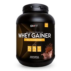EAFIT Białko Serwatkowe, Whey Gainer, Budowanie Masy Mięśniowej, Optymalnej Asymilacji, Smak Czekolada, 750 g