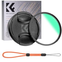 K&F Concept Nano-K UV Beschermingsfilter met Lensdop, Optisch Glas UV Filter met Nano Coating voor 55mm Lens