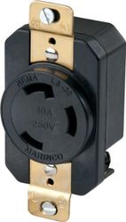 MARINCO RECEPTACLE LOCKING 30A 250V 2-POLE 3-WIRE