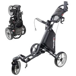Caddytek CaddyLite One-Giratorio V8, Gris Oscuro Carrito de Empuje de Golf, Unisex-Adulto, Negro, Talla única