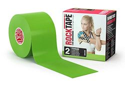 RockTape Unisex Kinesiologic Tape (5cm x 5m) - Elástico deportivo terapéutico sin lactato para hombro, tobillo, codo, muñeca, espinilla y rodilla - Lima