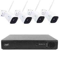 PNI NVR House IP716 pacchetto di videosorveglianza e 4 telecamere IP55, 5MP