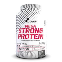 OLIMP SPORT NUTRITION Olimp Labs Mega Strong Protein Powder, Strawberry Flavour, 2 kg