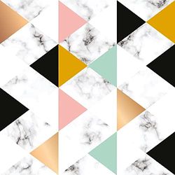 Homemania Tapis Imprimé Soft Touch 4 - Géométrique - Décoration de Maison - Antidérapant - pour Salon, Séjour, Chambre à Coucher - Multicolore en Polyester, Coton, 80 X 120cm