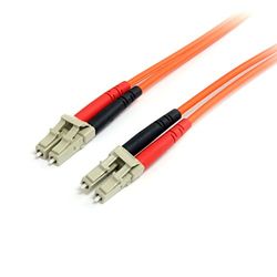 StarTech.com 3m Fiber Optic Cable - Multimode Duplex 62.5/125 - LSZH - LC/LC - OM1 - LC to LC Fiber Patch Cable (FIBLCLC3), Orange / Multimode Duplex