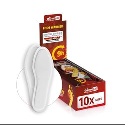 THERMOPAD sula varmare storlek. L (40-41) - ORIGINALET: 10 par värmekuddar (insula) för 8 timmars värme I Färdiga fotvärmarkuddar I Extra varm värmesula för skor och pjäxor