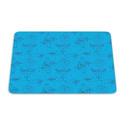 Questo Casa, Tapis de Souris rectangulaire avec Impression numérique - Antidérapant - pour Bureau et Maison - 22 x 18 cm