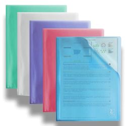OXFORD 2nd Life A4 - Funda protectora para documentos (40 vistas, 20 unidades), varios colores