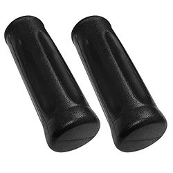 cyclingcolors 2 x skottkärra vagn vagn hantering djävul mångsidig plast svart kvalitet (Ø 30 mm x 130 mm)