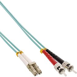 InLine 88507O LWL Duplex Cable LC/ST 50/125µm, OM3, 7.5 M