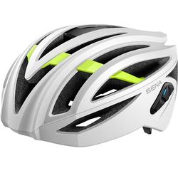 Sena R2 Casque de vélo de Route (Blanc Mat, Taille L)