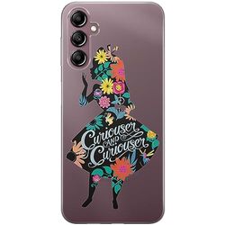 ERT GROUP mobiltelefonfodral för Samsung A14 4G/5G originalt och officiellt licensierat Disney mönster Alice 002 optimalt anpassad till formen på mobiltelefonen, gedeeltelijk transparant