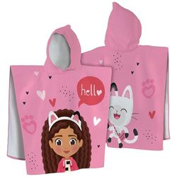 OMYDREAM Cape Gabby Duo Bagno, Rosa, 60x120cm Bambine e Ragazze