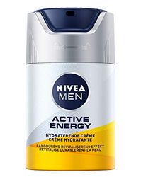 Creme facial energizante Nivea Men Active Energy, de 50 ml.