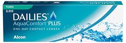 Dailies AquaComfort Plus Toric Lenti a Contatto Giornaliere, 30 Lenti, BC 8.8 mm, DIA 14.4 mm, CYL -0.75, Asse 10, +0.25 Diopt