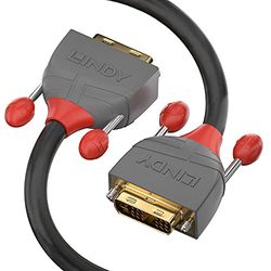 LINDY 0.5m DVI-D Dual Link Cable, Gold Line