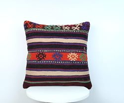 Kelim Cuscino 40x40 cm fatto a mano turco prodotto federe kilim dekorativo orientale etnici cuscino E160