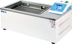 Witeg Schudwaterbad WSB-30 30 l tot 100 °C, inclusief veerframe, ideaal voor direct onderdompelen en schudden van monsters in het laboratorium