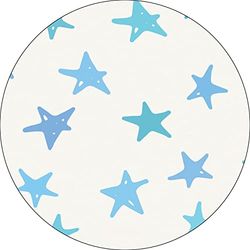 Bonateks, Round Digital Printed Mouse Pad, Non-Slip Base, for Office and Home, Diameter:22cm