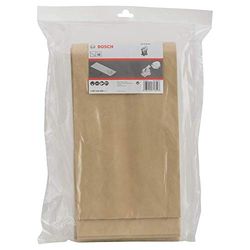 Bosch Professional sacos de papel para aspirador, para GAS 55, em saco de plástico, conjunto de 5 peças