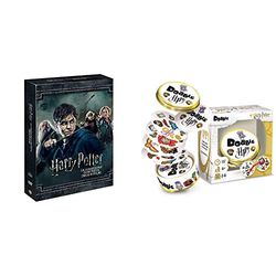 Harry Potter Collection (Standard Edition) (8 Dvd) + Asmodee Italia- Dobble Harry Potter Gioco da Tavolo, Colore, 8243