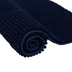 SU SUBRTEX Tappetino Morbido e Corto in Peluche per Il Bagno, Ciniglia, Marina Militare, 50×80cm