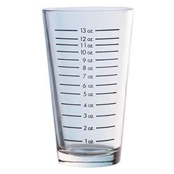 Piazza 474902 geschaald glas voor Boston Shaker, 474 ml inhoud, 6 stuks