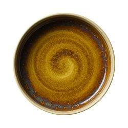 Steelite Aurora Vesuvius Amber Round Stacking Deep Plate 8inch / 20.25cm, Pack of 12