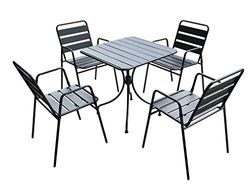 Linea Garden Friend Rideau Barre carrée Couleur – Marron P. 200 L. 250